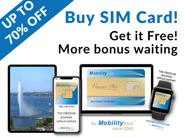 Universal sim card promo MobilityPass!
